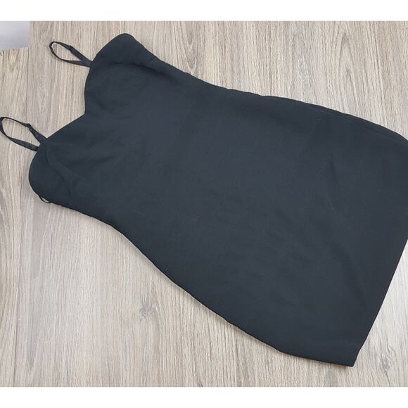 Walter By Walter Baker Black cocktail LBD with adjustable/detachable straps sz S - Picture 2 of 4